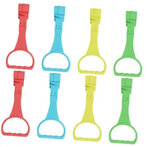 VICASKY 8pcs Pull Portable Crib Hand Pull Toy for Newborns Standing Assistant for Boys Girls Lightweight Walking Training Tool for Nursery Use