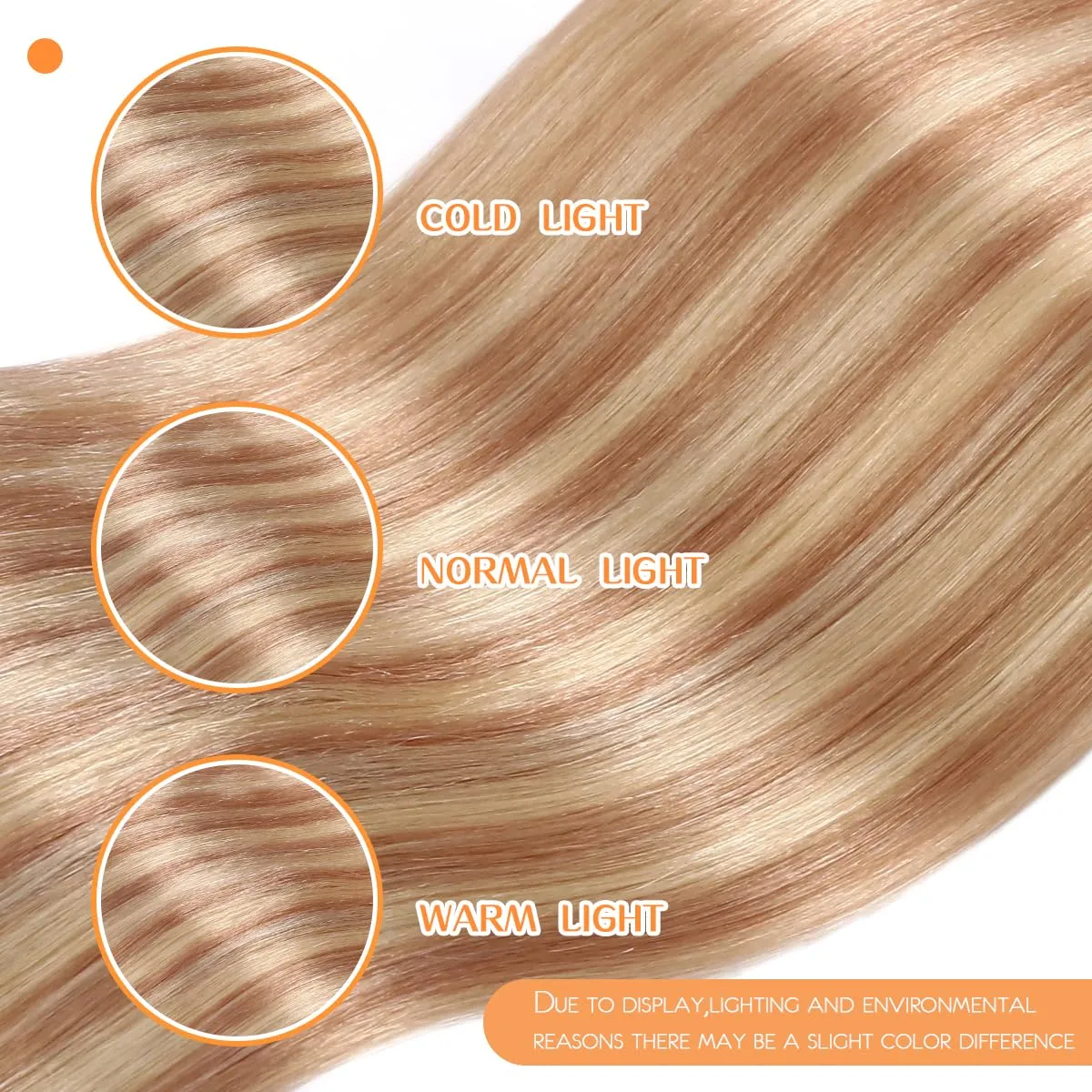 VINBAO Tape in Extensions Human Hair Invisible Seamless Skin Weft Double Sided Balayage Mixed Bleach Blonde Hair Extensions 14in 50g 20pcs Highlights Natural Straight (14inch, #18P613)