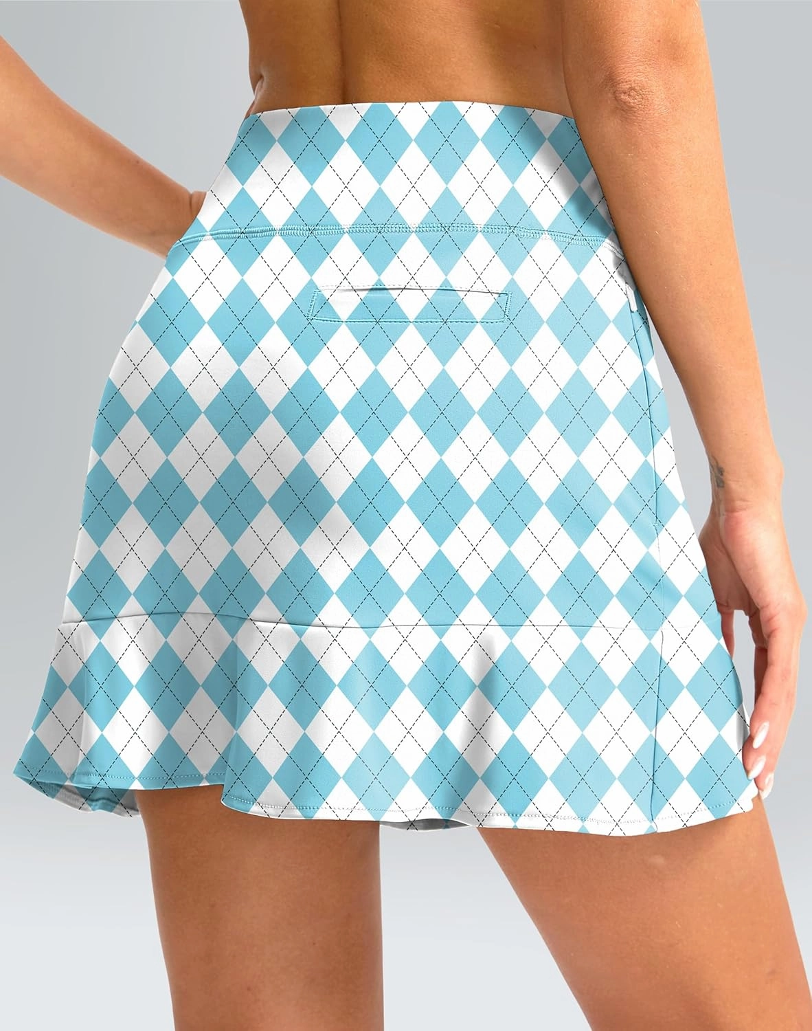 Viodia 16" Golf Skorts for Women High Waisted Tennis Skirt Athletic Skorts Skirts for Women Built-in Shorts with 5 Pockets