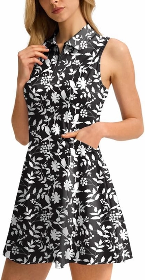 Viodia Women's Tennis Golf Dress with Shorts Pickleball Exercise Workout Athletic Dresses for Women with Zipper Pockets