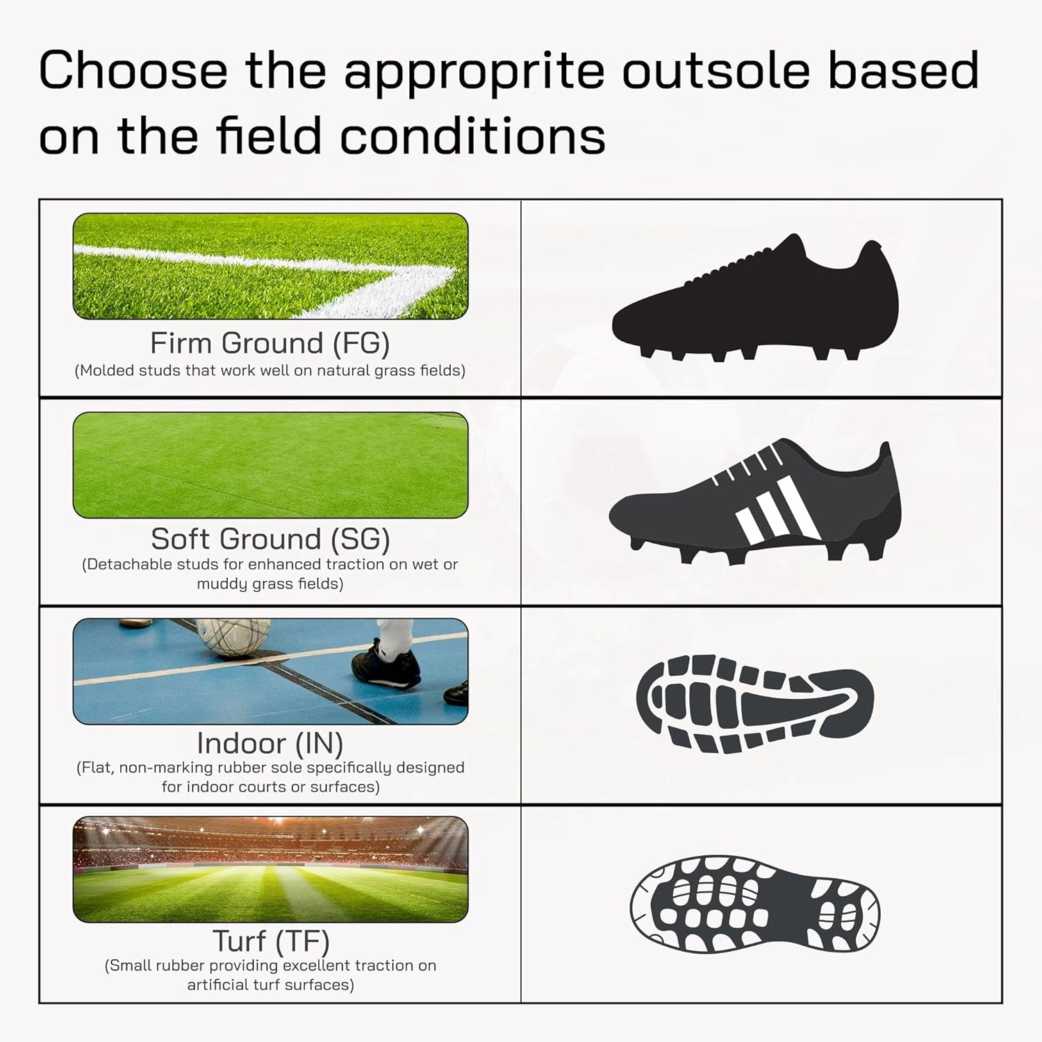 Vizari Soccer Cleats Boys Girls | Youth Firm Ground Football Shoes | Athletic Outdoor Training & Match