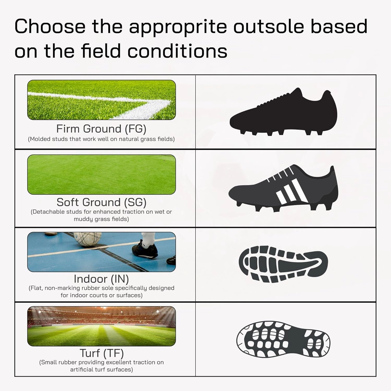 Vizari Soccer Cleats Boys Girls | Youth Firm Ground Football Shoes | Athletic Outdoor Training & Match