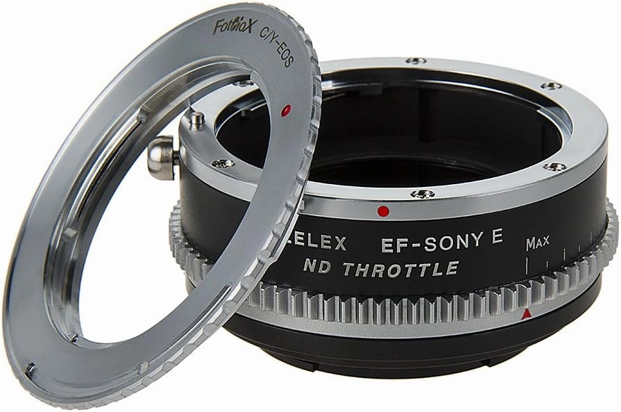 Vizelex CINE ND Throttle Adapter Kit Compatible with Contax/Yashica Lenses on Sony E-Mount Cameras