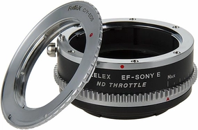 Vizelex CINE ND Throttle Adapter Kit Compatible with Contax/Yashica Lenses on Sony E-Mount Cameras