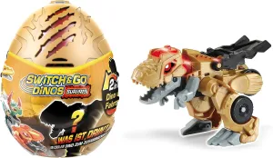 Vtech Switch and Go Dinos Surprise Egg - Surprise Egg with Dino Car Transformer - 2-in-1 Toy with Sound and Light Effects - For Children Aged 3-8 Years