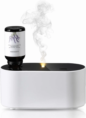 Waterless Diffuser for Essential Oil, Battery Operated Scent Air Aromatherapy Diffuser, Mini Portable Aroma Diffusers with 3 Mist Modes, Cycle Start, for 160 sq.ft Room Home Office Bedroom