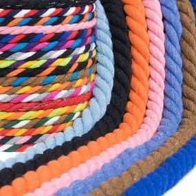 West Coast Paracord | Twisted Natural Cotton Artisan Cord Rope – Super Soft Assorted Colors & Lengths (Winder Red, 1/2 Inch Diameter X 100 Feet)