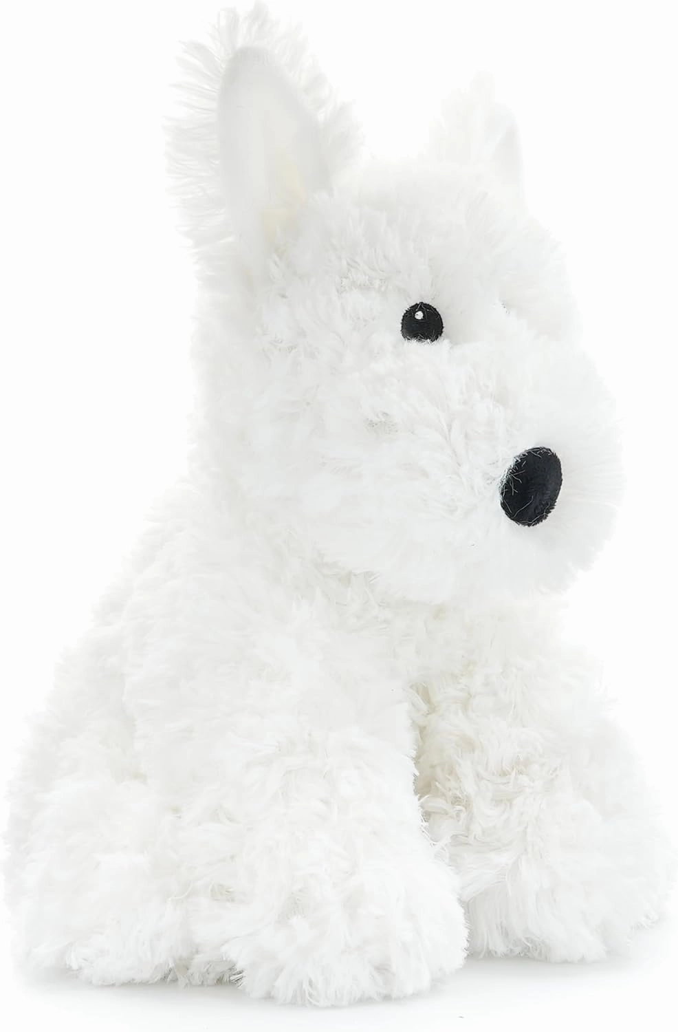 West Highland White Terrier Dog White Westie Puppy Stuffed Animals Plush Toys for Kids Girls Boys Baby Birthday Bedtime Gift, 12 inches