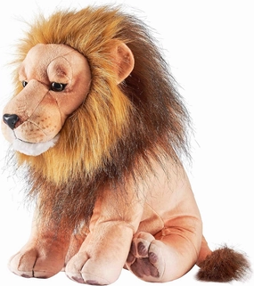 Wild Republic Artist Collection, Lion, Gift for Kids, 15 inches, Plush Toy, Fill is Spun Recycled Water Bottles.