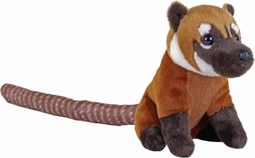 Wild Republic Rainforest Coati, Stuffed Animal, 6 Inches, Plush Toy, Fill is Spun Recycled Water Bottles
