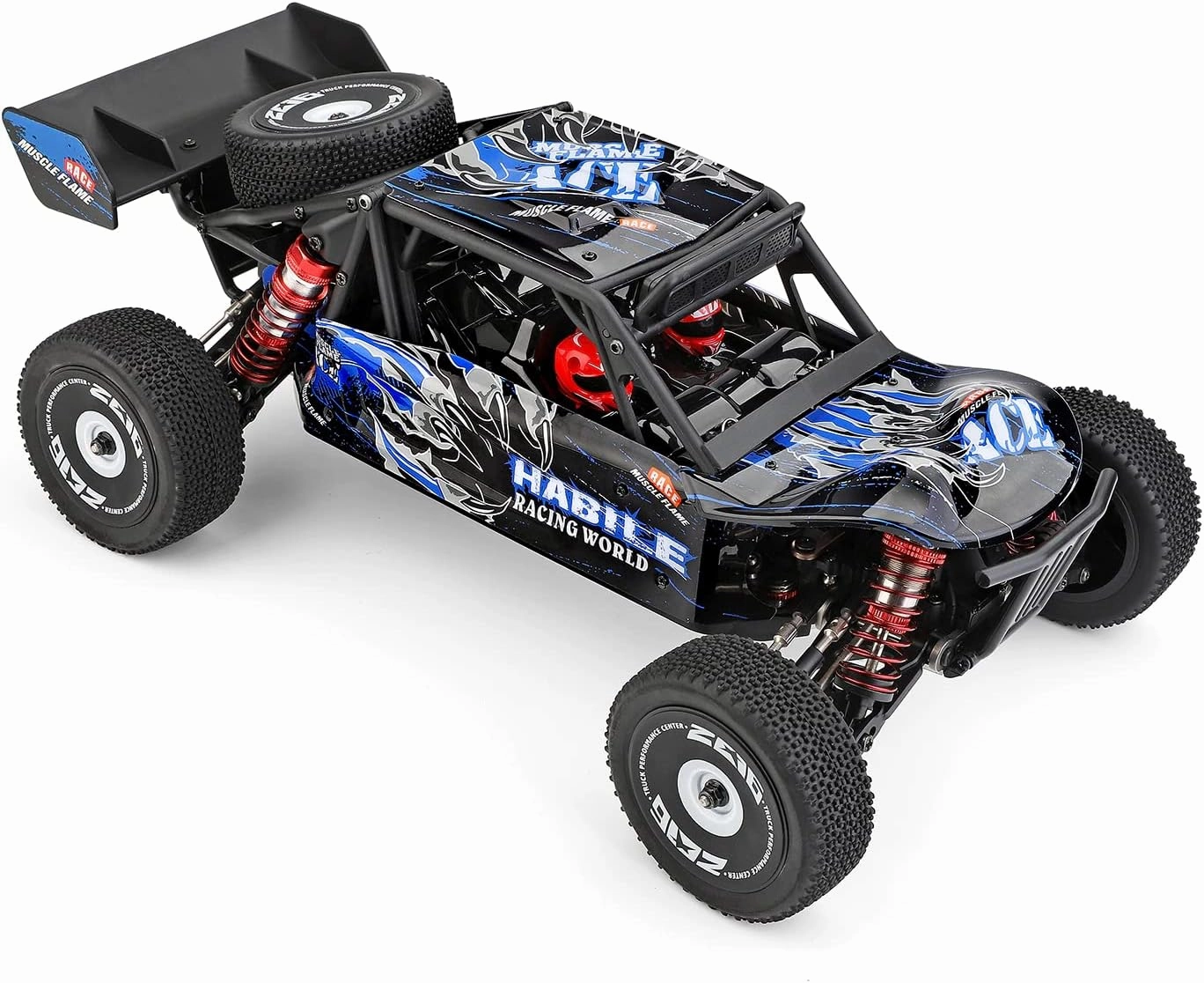 WLtoys High-Speed RC Car 124018 V2 1/12 4WD 55km/h High-Speed Off-Road Remote Control Drift Climbing RC Racing Car Adults,Kids Toys (124018 2200 3000)