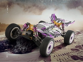WLtoys High-Speed RC Car 124019 V2 1/12 4WD 55km/h High-Speed Off-Road Remote Control Drift Climbing RC Racing Car Adults,Kids Toys (124019 2 * 2200)