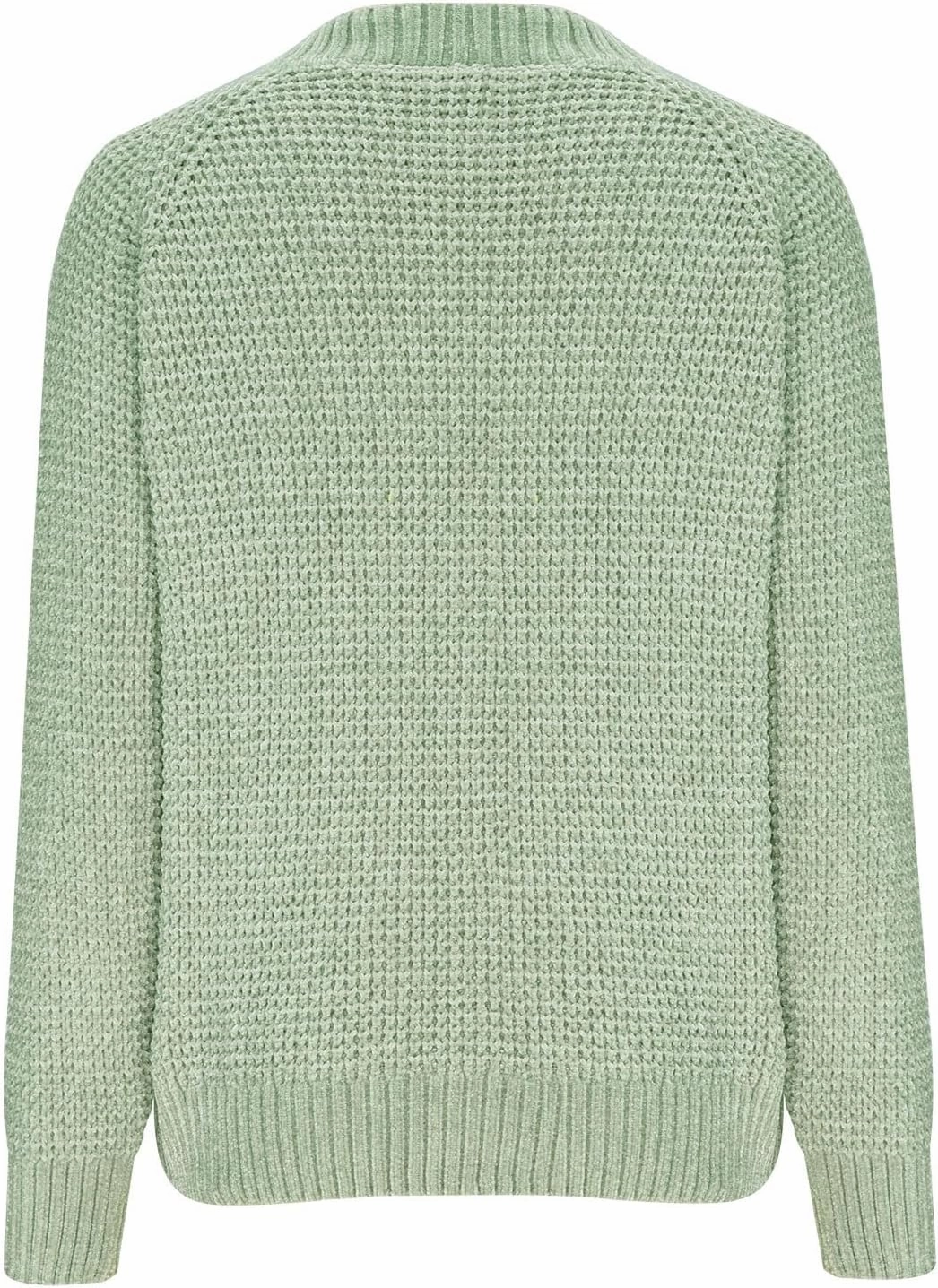 Women's Cable Knit Zipper Sweater Open Front Cardigans Outwear Coat Crewneck Long Sleeve Knitted Jacket Coats