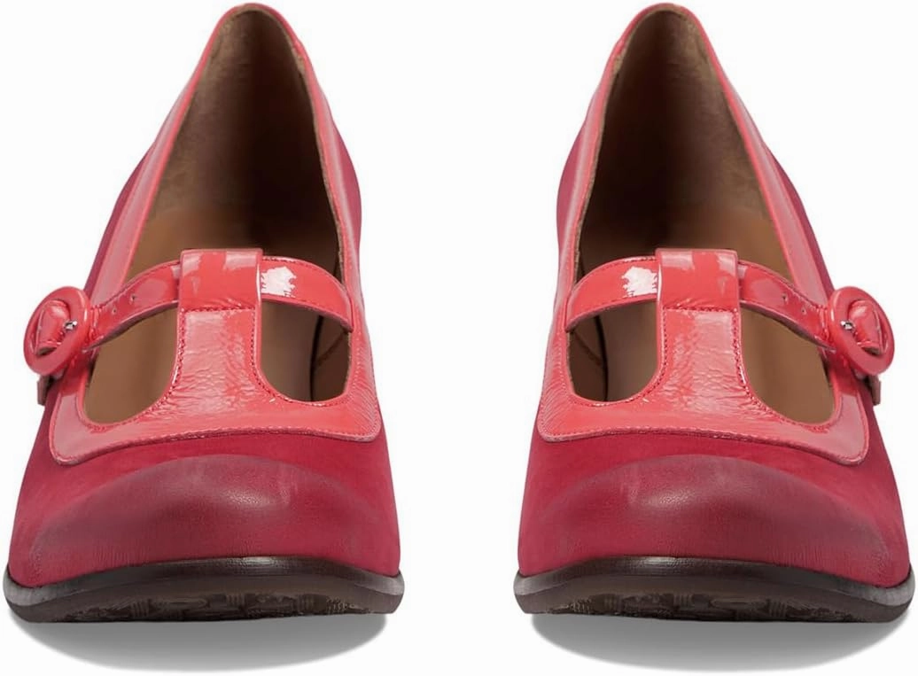 Women Vintage Low Kitten Heel Mary Jane Pumps Shoes Round Closed Toe Ankle T-Strap Dress Sandals 2" Stacked Heels Penny Loafers Buckle Nubuck Suede Work Office Fashion Dressy 4-11 M US