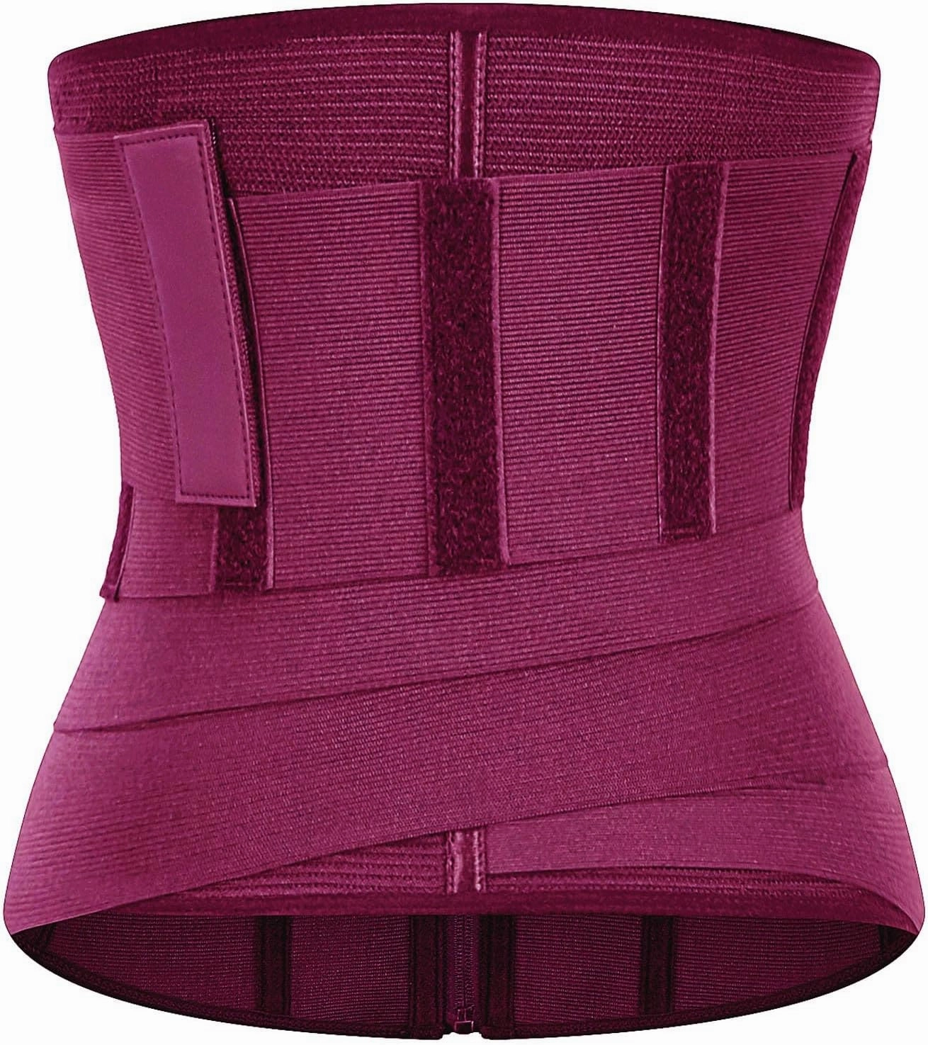 Womens Waist Trainers Underbust Corsets Top with Belt Body Shaper Bustier Workout Exercise Training Shapewear Bodice