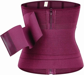 Womens Waist Trainers Underbust Corsets Top with Belt Body Shaper Bustier Workout Exercise Training Shapewear Bodice