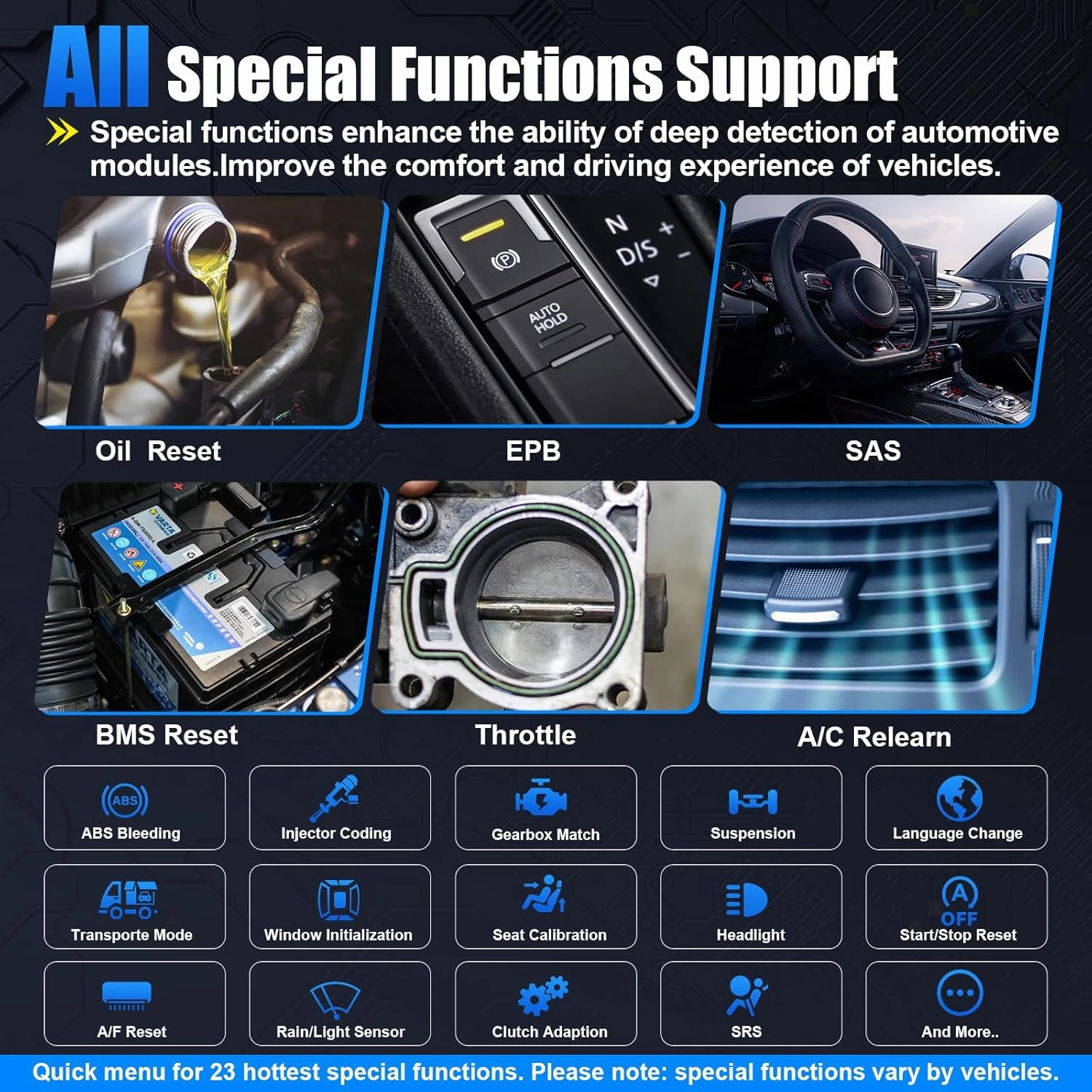 XTOOL IP500 for BMW OBD2 Scanner, Full Systems Bi-Directional Scan Tool, Battery Registration Tool with ECU Coding, All Reset Services and Injector Coding for BMW/Mini/RR, Lifetime Free Update