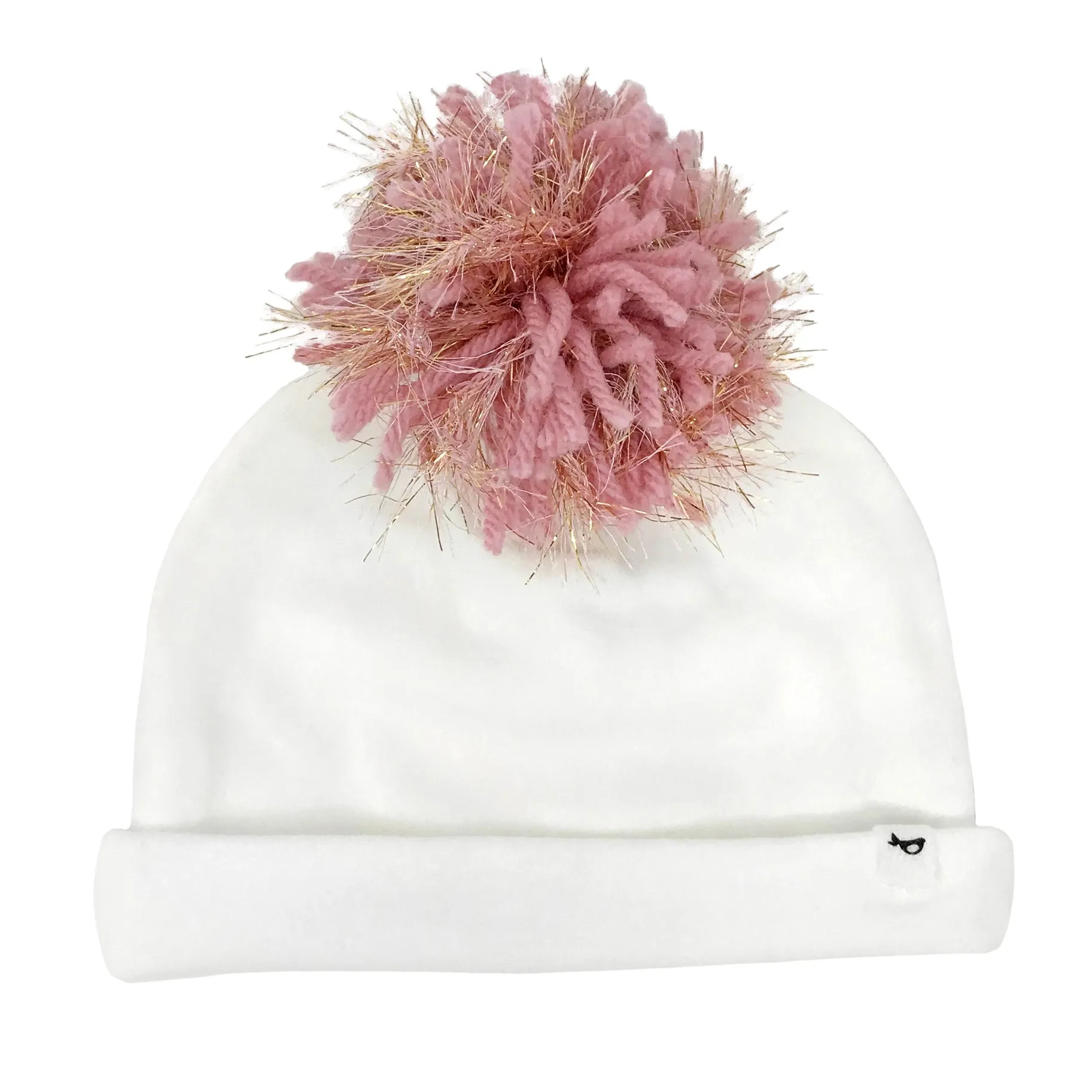 Yarn Pom Blush Hat