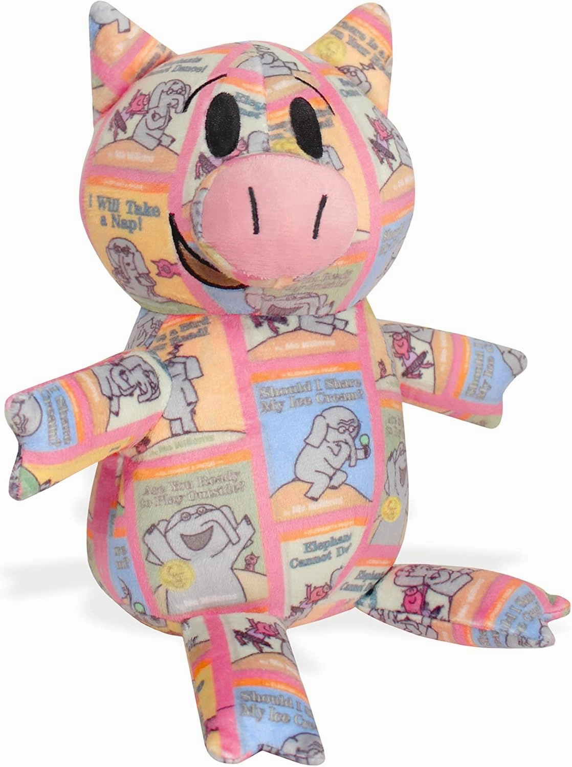 YOTTOY Mo Willems Collection | Piggie Anniversary Soft Stuffed Animal Plush Toy –7.5”