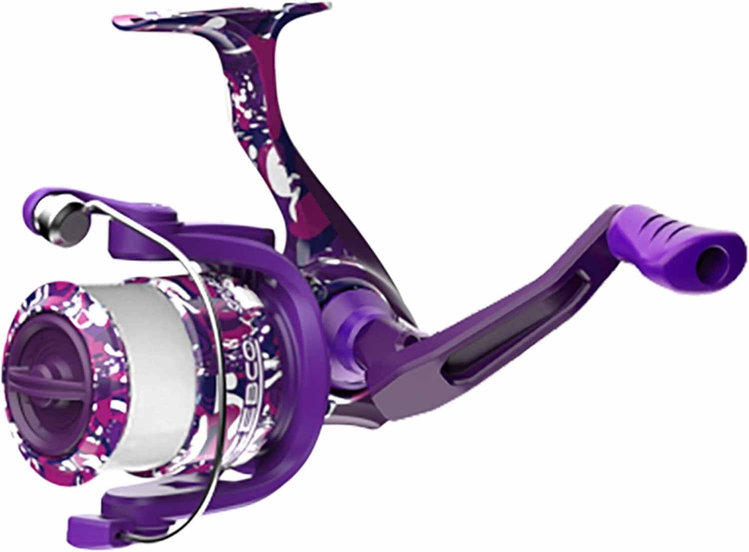 Zebco Splash Spinning Reel and Fishing Rod Combo, Fiberglass Rod, 2-Bearings, All Metal Gears, 5.2:1 Gear Ratio
