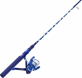Zebco Splash Spinning Reel and Fishing Rod Combo, Fiberglass Rod, 2-Bearings, All Metal Gears, 5.2:1 Gear Ratio