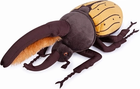 ZHONGXIN MADE Simulation Insect Stuffed Plush Toy - 10" Realistic Isopod Coleoptera Atlas Animal Insect Beetle, Soft Crustaceans Animals Model, Unique Beetle Plushie Toys Model Dolls Gifts for Kids